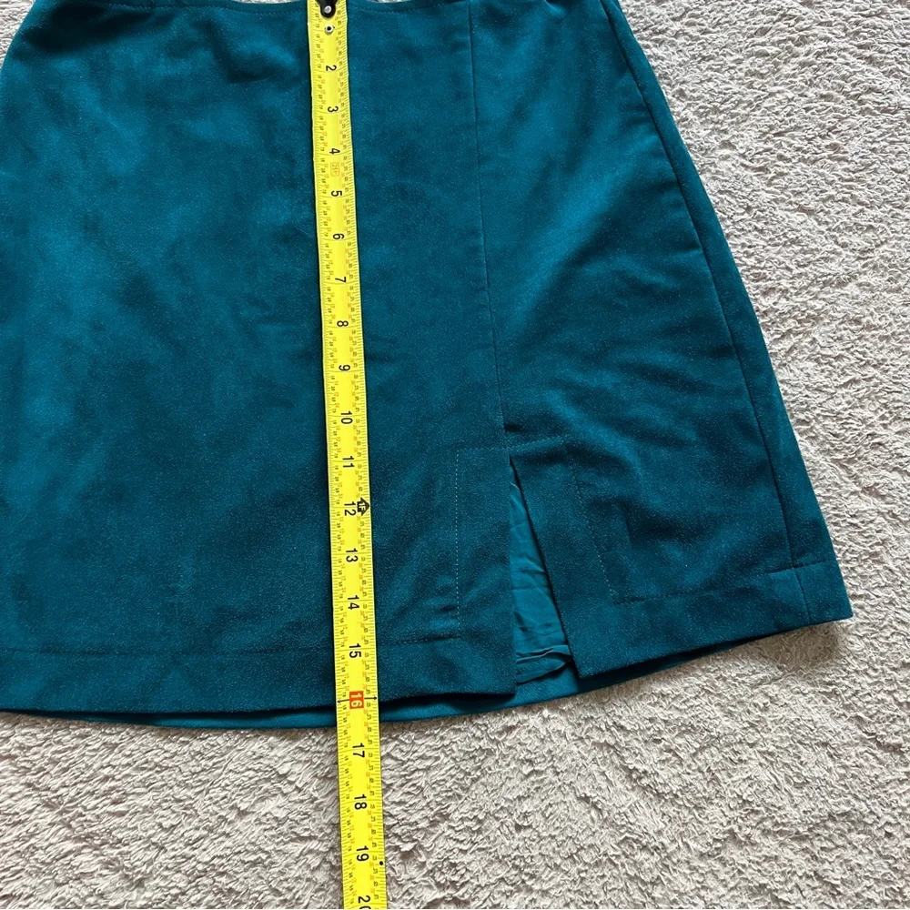 Maeve Teal Mini Skirt